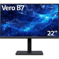 Acer B7 Vero 22" monitor with slim black bezel, IPS display, and sturdy rectangular base.