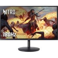 Acer XF240YM3biiph 23.8-inch gaming monitor, slim bezel, displaying fantasy artwork, Nitro logo, 180Hz text.