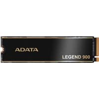 Black ADATA LEGEND 900 2 TB M.2 NVMe SSD with gold accents and PCIe 4.0 interface.