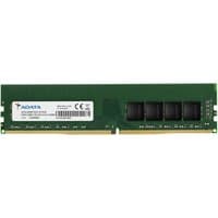 Green ADATA Premier DDR4 memory module with black chips and white label, 8 GB, 2666 MHz.