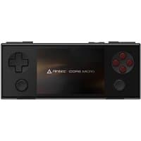 Black Antec Core Micro handheld gaming console with D-pad, dual joysticks, and red buttons.