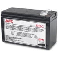 Black APC Battery Replacement Cartridge APCRBC110 with white label and red APC logo.