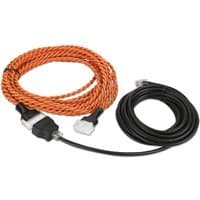 Orange APC NetBotz leak rope sensor with black wired connector, 20 ft length.