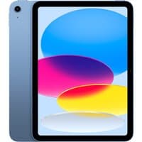 Blue Apple iPad 11-inch Wi-Fi 512GB with sleek design, large display, and rear camera in top corner.