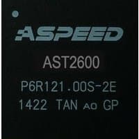 Black ASUS ASMB10-IKVM adapter with visible ASPEED AST2600 chip and white printed text.