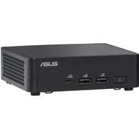 Black ASUS NUC 14 Pro mini PC with USB ports, power button, and vented sides.