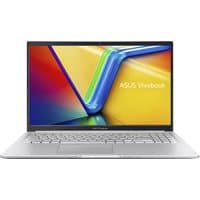 Silver ASUS Vivobook 15 laptop with 15.6" Full HD display, sleek design, and visible keyboard.