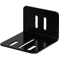 Black B-Tech mounting plate with two vertical slots and two horizontal slots for Yealink A30/MeetingEye 600 & VC Camera.