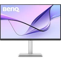 BenQ MA320U 31.5" IPS 4K USB-C monitor with slim bezels, silver stand, and vibrant display for Macbook.