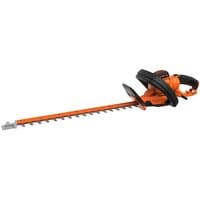 Orange Black & Decker hedge trimmer with 60cm double blade and black ergonomic handle.