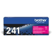 Brother TN-241M magenta toner cartridge in blue box with white text and magenta label.