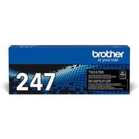 Brother TN-247BK black toner cartridge in blue and black box with white text and Brother logo.