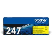 Brother TN-247Y yellow toner cartridge in blue box with white "247" and yellow label.