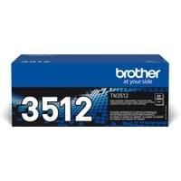 Brother TN-3512 toner cartridge box, blue and black with large white "3512" text.