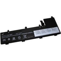 Black BTI 42Wh 3-cell battery for Lenovo ThinkPad Yoga 11e G4 with white label and connector tabs.