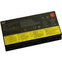 Black BTI 01AV451 96Wh 8-cell battery for THINKPAD P70, with yellow label and safety icons.