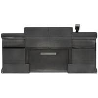 Black BTI 4-cell battery for MacBook Air, rectangular shape with connector cable on top right.