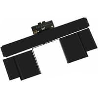 Black 6-cell battery for MacBook Pro Retina 13 A1425, rectangular shape with central connector, by BTI.