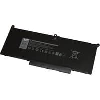 Black BTI 0F3YGT 60Wh 4-cell battery for Dell Latitude 7280 7480, rectangular with connector and label details.