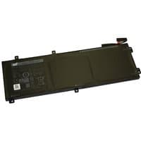 Black BTI 3-cell laptop battery, rectangular with connector, compatible with Precision and XPS models.