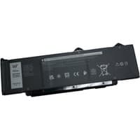 Black BTI 42Wh 3-cell laptop battery with label, compatible with various Latitude and Precision models.