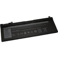 Black BTI 0RY3F9 64Wh 4-cell laptop battery with white text and symbols, rectangular shape.