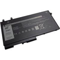 Black BTI 0XV8CJ 42Wh 3-cell battery for DELL Latitude, rectangular with labels and connector ports.