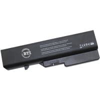 Black BTI 48Wh 6-cell battery for Lenovo laptops, rectangular with BTI logo and text on surface.