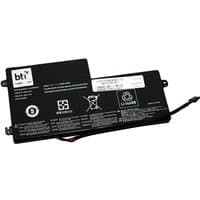 Black BTI 24Wh 3-cell battery with labels, compatible with various ThinkPad models, rectangular shape.