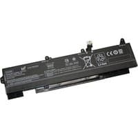 Black BTI 3-cell battery with white text and symbols, compatible with HP 850 G7, 56Wh capacity.