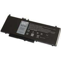 Black BTI 62Wh 4-cell battery for Dell Latitude E5470 E5570, rectangular with printed specifications.