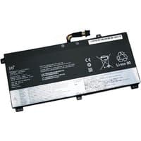 Black BTI 45N1742 compatible 44Wh 3-cell battery with white label and connector for THINKPAD T550.