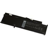 Black BTI 4-cell battery for DELL XPS 13, rectangular with connector and printed specifications.