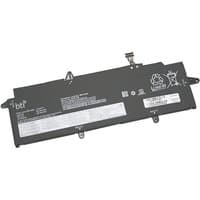 Black BTI 41Wh 3-cell battery for Lenovo Thinkpad X13 G2, rectangular with white text and connector cable.