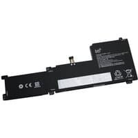 Black BTI 4-cell laptop battery for Lenovo IDEAPAD, rectangular with white label and connector port.