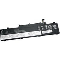 Black BTI 45Wh 3-cell battery for Lenovo ThinkPad E14 G4, rectangular with white label and connector wires.