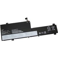 Black BTI 51Wh 3-cell battery for Lenovo Flex 5, rectangular with white label and connector cable.