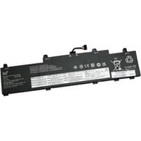 Black BTI 3-cell battery for Lenovo Thinkpad L14 G3, rectangular with white text and connector cable.