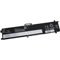 Black BTI 4-cell battery for Lenovo ThinkBook, 80Wh capacity, rectangular with white label and connector port.