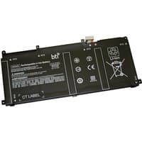 Black rectangular BTI 4-cell battery with white text and symbols, designed for HP Elite X2 1013 G3 tablet.