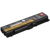 Black BTI laptop battery for Lenovo Thinkpad, rectangular with yellow label and red logo, 10.8V 8400mAh capacity.