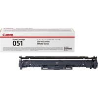 Canon 051 Drum Cartridge, black toner, rectangular shape, compatible with LBP162 and MF260 series printers.