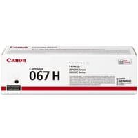 Canon 067H toner cartridge box, white with red accents, black text, and Canon logo.