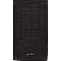 Black Citronic CAB-10L passive speaker cabinet with Bluetooth, featuring a mesh grille and rectangular design.