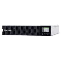 Black CyberPower OL6KERTHD UPS with vented front panel and LCD display on the right side