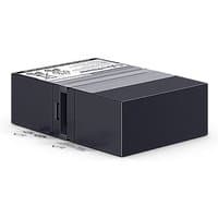 Black rectangular CyberPower RBP0016 UPS battery with labeled top and sealed lead acid design.