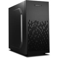 Black DeepCool Matrexx 30 SI Mini Tower with textured front panel and side ventilation design.