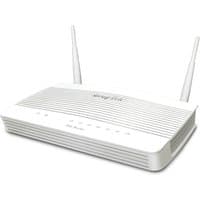 White DrayTek Vigor 2763 wireless router with dual antennas, Gigabit Ethernet, dual-band 2.4/5 GHz, sleek design.