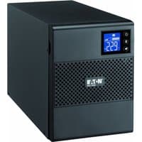 Black Eaton UPS with digital display, 6 AC outlets, and vented front panel.