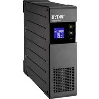 Black Eaton Ellipse PRO 650 IEC UPS with digital display, 4 AC outlets, and vented front panel.